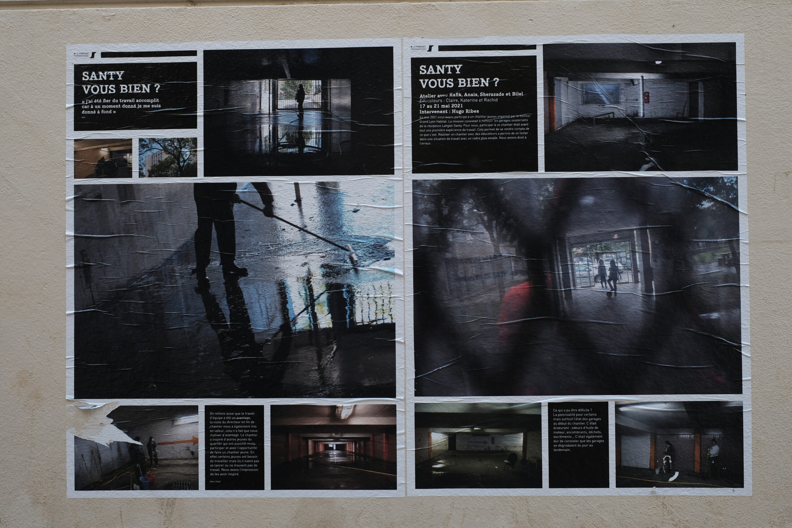 Affichage urbain Chantier Santy Vous bien 1