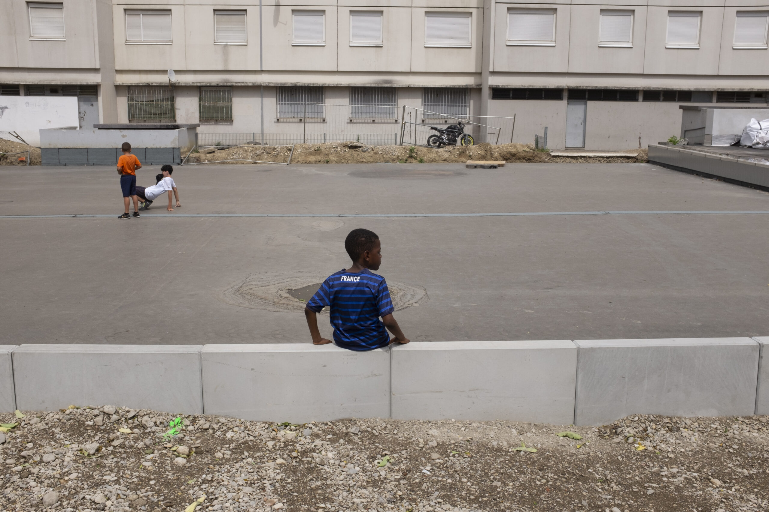 Création d'une fresque murale -  Chantier Jeunes sur le renouvellement urbain